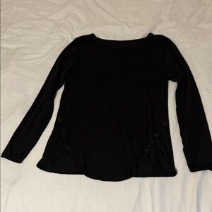 Black Long Sleeve Women's Top